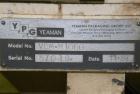 Used Yeaman Machine VCM-1000 Vertical Cartoner with 6 head volumetric cup fille