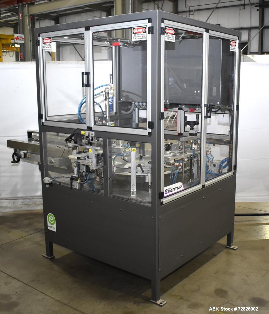 Unused EndFlex (Paxiom) Boxxer Kartnr Vertical Cartoner – 60 CPM, Auto Bottom