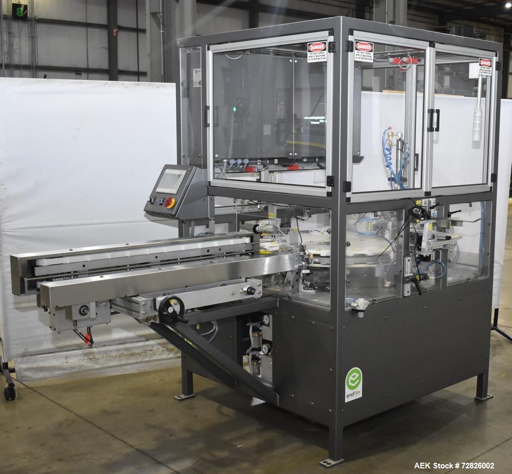 Unused EndFlex (Paxiom) Boxxer Kartnr Vertical Cartoner – 60 CPM, Auto Bottom