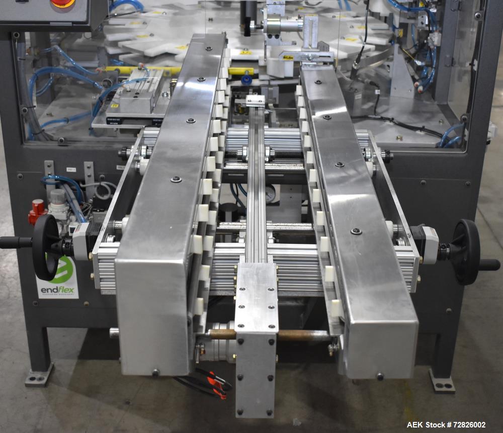 Unused EndFlex (Paxiom) Boxxer Kartnr Vertical Cartoner – 60 CPM, Auto Bottom