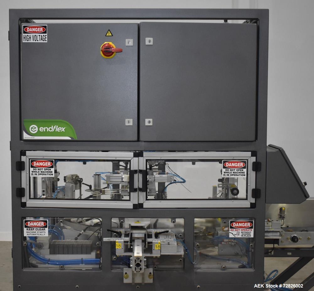 Unused EndFlex (Paxiom) Boxxer Kartnr Vertical Cartoner – 60 CPM, Auto Bottom