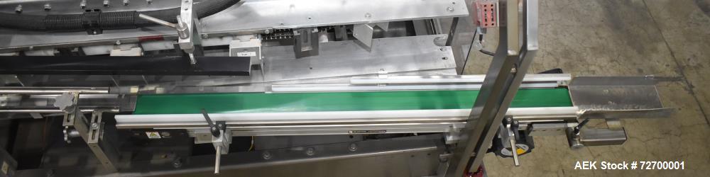 Used Adco Model 6V Vertical Hot Melt Cartoner – Hand Load, 125 CPM