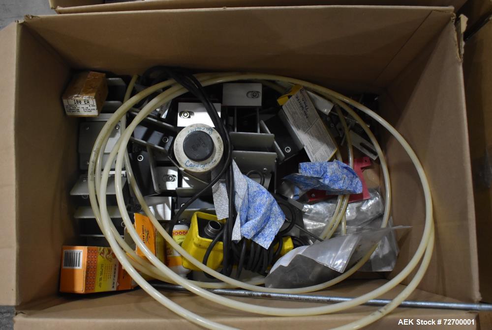 Used Adco Model 6V Vertical Hot Melt Cartoner – Hand Load, 125 CPM