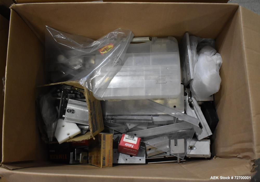 Used Adco Model 6V Vertical Hot Melt Cartoner – Hand Load, 125 CPM