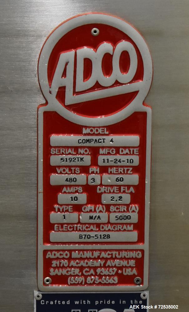 Adco Compact 4 Vertical Small Footprint Tuck Top Carton Closer