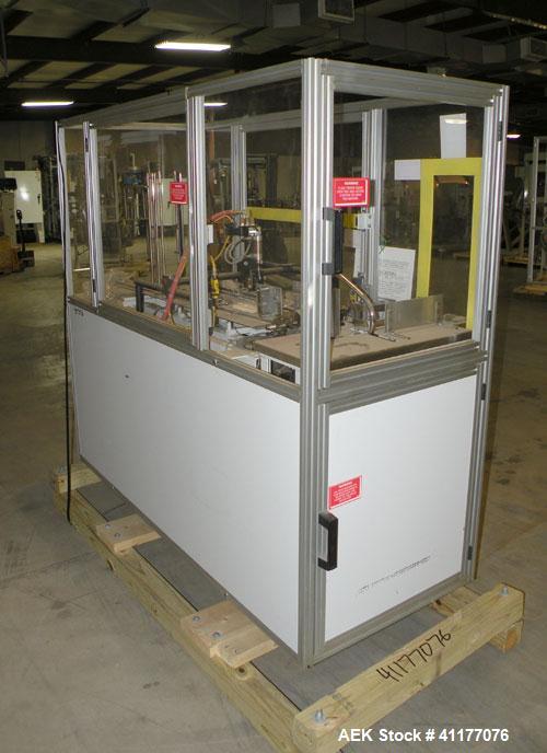 Used Bivans 54L Carton Former And Bottom Closer. Capable of speeds up to 60 cartons per minute. Has a carton size range: Length 1/2" - 8-7/8", Width 3/8"  - 7", Depth 1-1/8"- 14-1/16". Now tooled for...