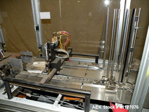 Used Bivans 54L Carton Former And Bottom Closer. Capable of speeds up to 60 cartons per minute. Has a carton size range: Length 1/2" - 8-7/8", Width 3/8"  - 7", Depth 1-1/8"- 14-1/16". Now tooled for...