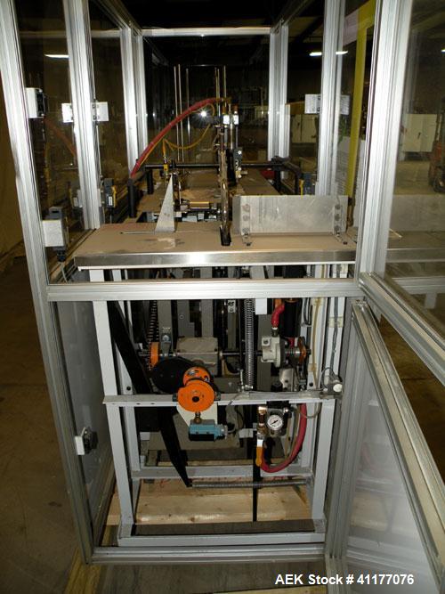 Used Bivans 54L Carton Former And Bottom Closer. Capable of speeds up to 60 cartons per minute. Has a carton size range: Length 1/2" - 8-7/8", Width 3/8"  - 7", Depth 1-1/8"- 14-1/16". Now tooled for...