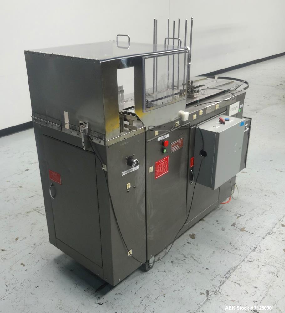 Used Bivans Model 54L Convey-O-Mat Semi-Automatic Vertical Cartoner