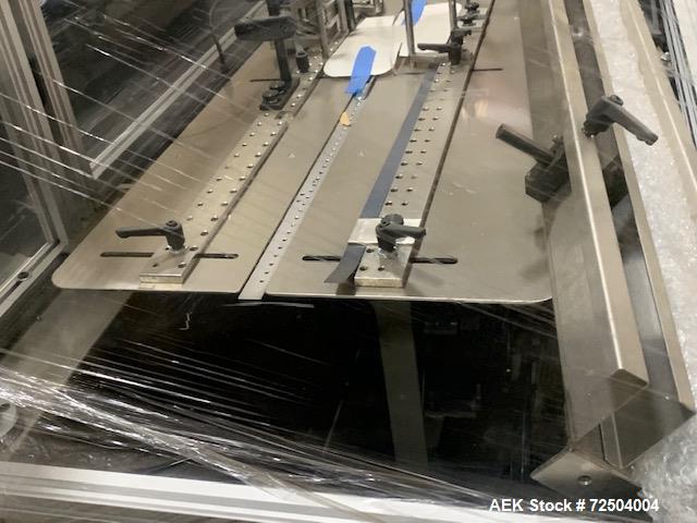 Used: Bivans Model 54L Semi Automatic Vertical Cartoner (carton former and bottom sealer). Capable of speeds up to 60 cartons per minute. Has a carton size range: 7/8" - 5" (length) x 3/8" - 3-1/2" (...