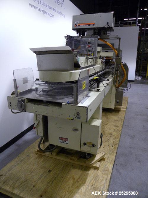 Used Bivans Vertuck Semi Automatic Vertical Cartoner, Model 74G. Capable of speeds up to 120 CPM. Has 6" centers for a carton size range: Length 7/8" - 5" x Width 3/4" - 3-1/2" x Depth/Height 2-1/4" ...