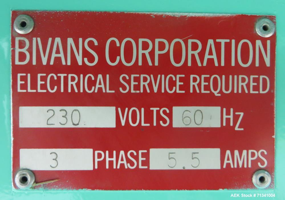 Used Bivans Model 74T Vertuck Semi-Automatic Vertical Cartoner