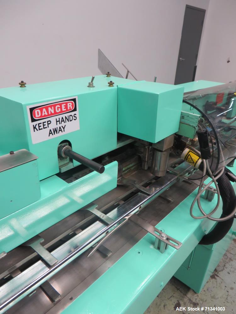 Used- Bivans Model 74T Vertuck Semi-Automatic Vertical Cartoner