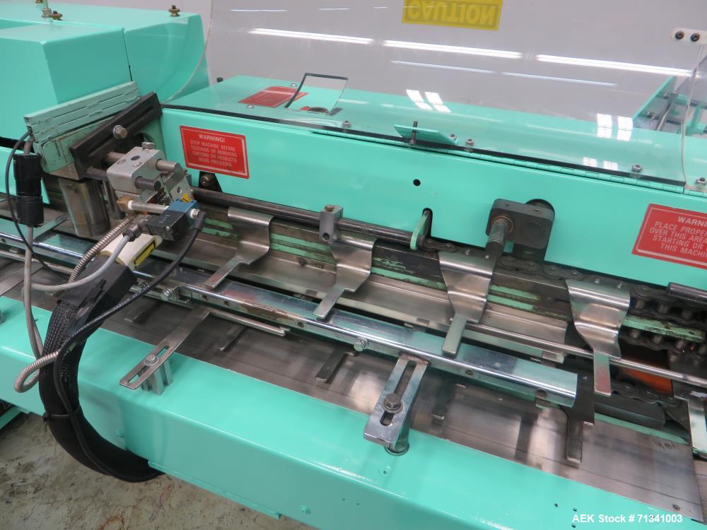 Used- Bivans Model 74T Vertuck Semi-Automatic Vertical Cartoner