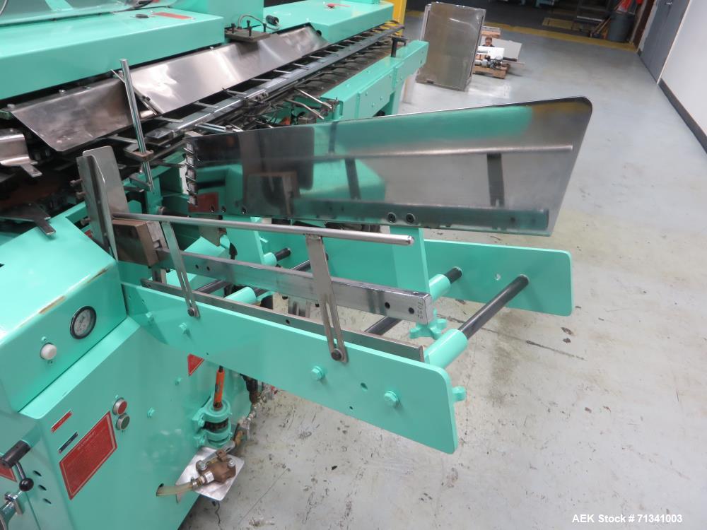 Used- Bivans Model 74T Vertuck Semi-Automatic Vertical Cartoner