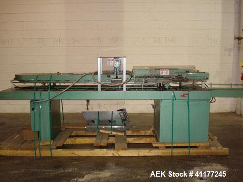 Used Bivans Vertuck Cartoner, Model 74T. Capable of speeds up to 120 CPM. Has 6" centers for a carton size range: length 7/8” to 5-1/4", width 3/4” to 3-1/2", depth 2-1/2” to 10”.  The unit is curren...