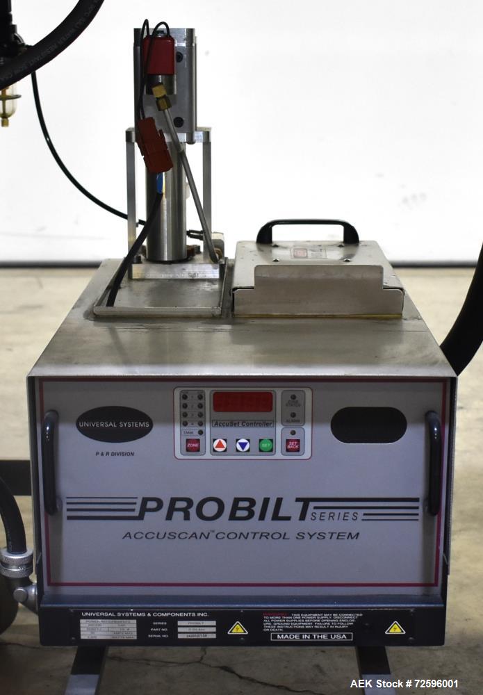 Used Bivans Vertuck Model 74 Semi Automatic Vertical Cartoner. Capable of speeds up to 120 CPM. Has 6" centers for a carton size range: 7/8" - 5" (length) x  3/4" - 3-1/2" (Width) x 2-1/4" - 10" (Dep...