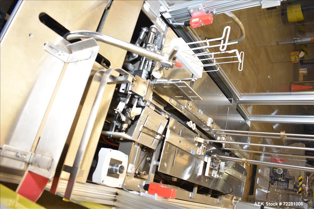 Used Bivans Model 54L Semi Automatic Vertical Cartoner (carton former and botto