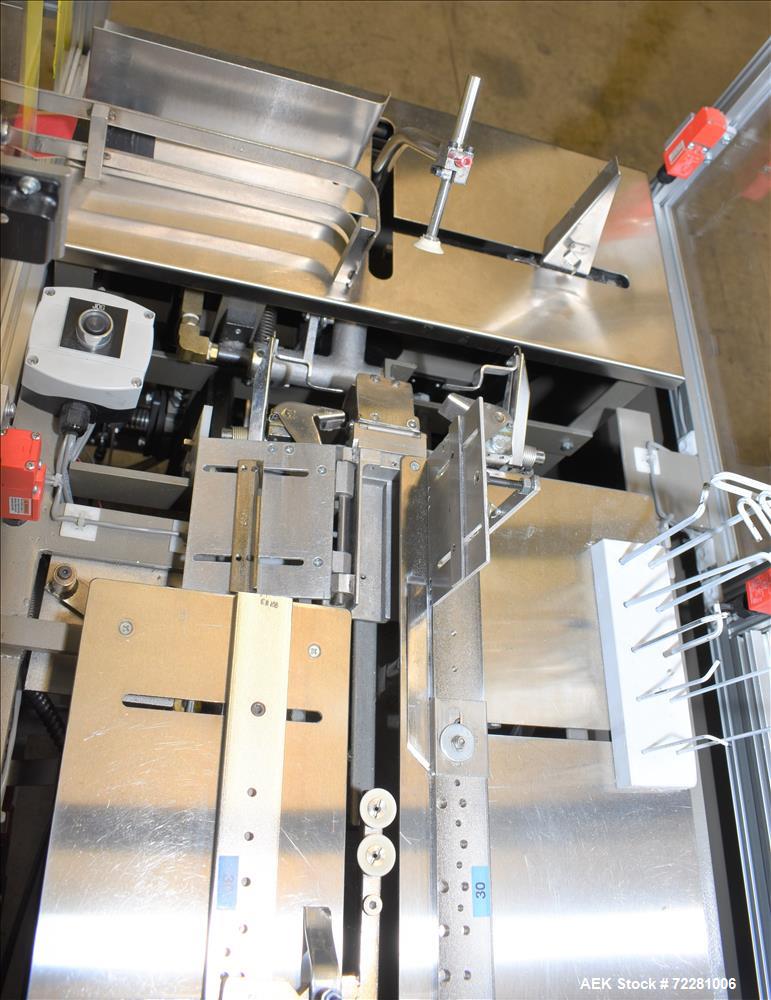 Used Bivans Model 54L Semi Automatic Vertical Cartoner (carton former and botto