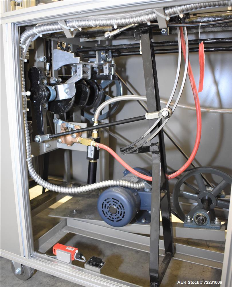 Used Bivans Model 54L Semi Automatic Vertical Cartoner (carton former and botto