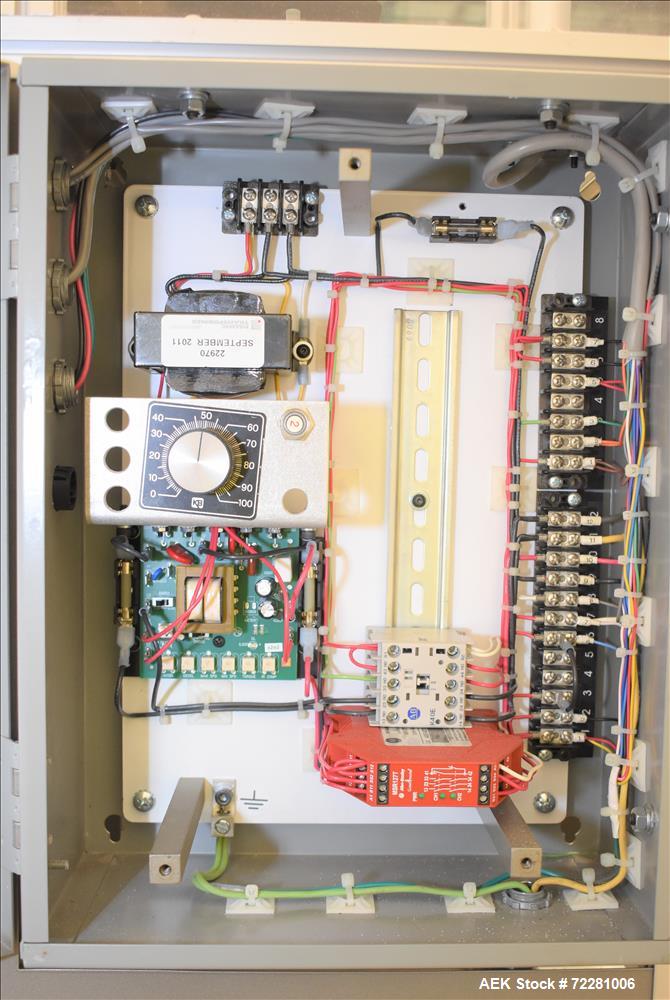 Used Bivans Model 54L Semi Automatic Vertical Cartoner (carton former and botto