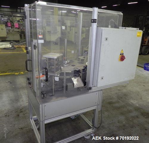 Used Brunner Model VC Reverse Tuck Vertical Intermittent Motion Cartoner.