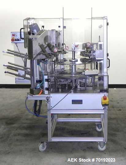 Used Brunner Model VC Vertical Tuck Intermittent Motion Cartoner.