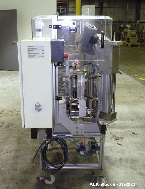 Used Brunner Model VC Vertical Tuck Intermittent Motion Cartoner.