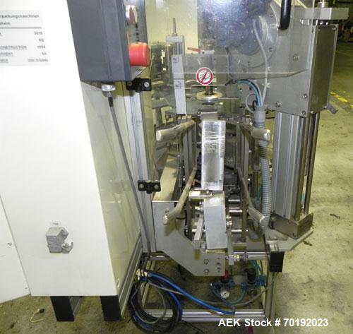Used Brunner Model VC Vertical Tuck Intermittent Motion Cartoner.