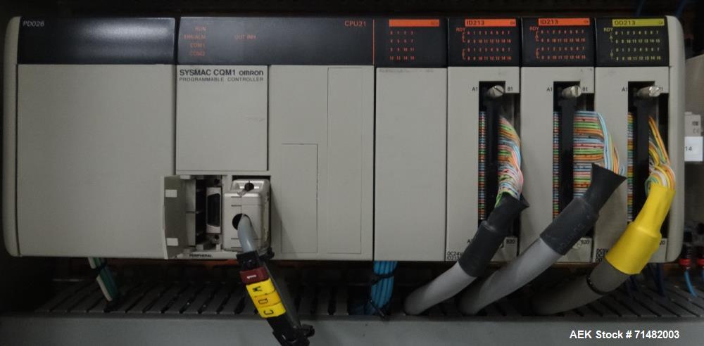 Used CAM Model AV Vertical Cartoner With Automatic Bottle Loader
