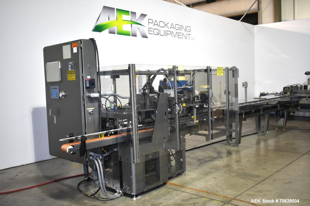 Used Jones Semi-Automatic Continuous Motion Vertical Hot Melt Glue Cartoner