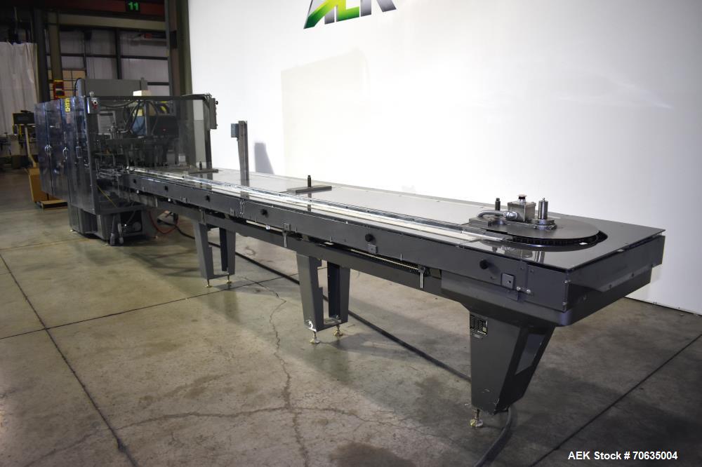 Used Jones Semi-Automatic Continuous Motion Vertical Hot Melt Glue Cartoner