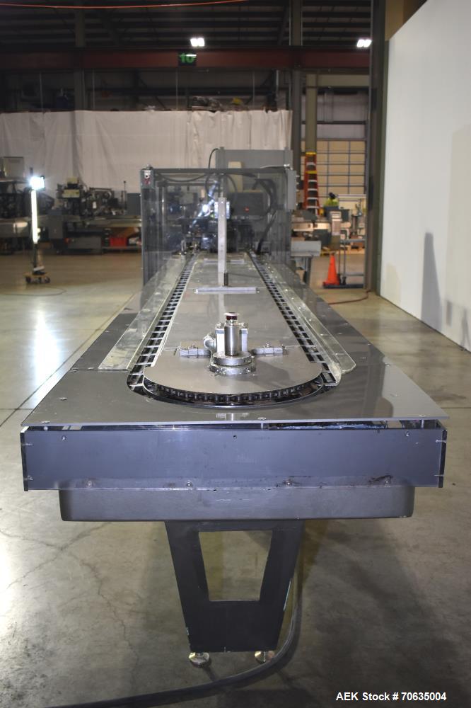 Used Jones Semi-Automatic Continuous Motion Vertical Hot Melt Glue Cartoner