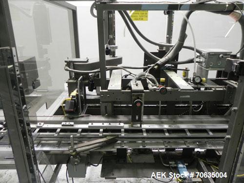 Used Jones Semi-Automatic Continuous Motion Vertical Hot Melt Glue Cartoner