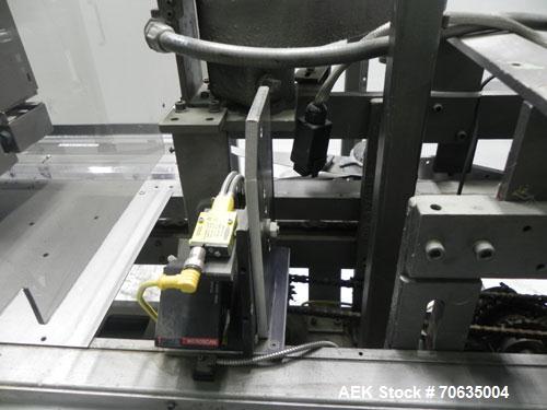 Used Jones Semi-Automatic Continuous Motion Vertical Hot Melt Glue Cartoner
