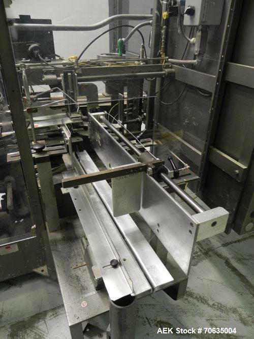 Used Jones Semi-Automatic Continuous Motion Vertical Hot Melt Glue Cartoner