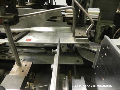 Used Jones Semi-Automatic Continuous Motion Vertical Hot Melt Glue Cartoner