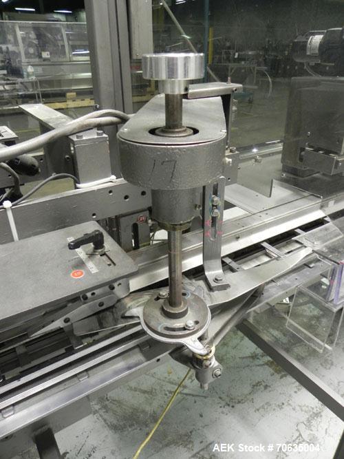 Used Jones Semi-Automatic Continuous Motion Vertical Hot Melt Glue Cartoner