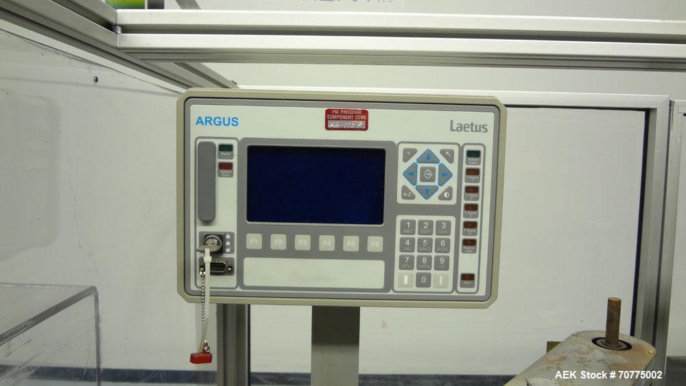 Used Jones CMV-5 Semi- Automatic Vertical Cartoner with bottle loader