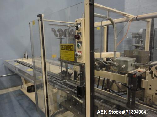 Used Jones Model CMV5 Semi-Automatic Reverse Tuck with Coder