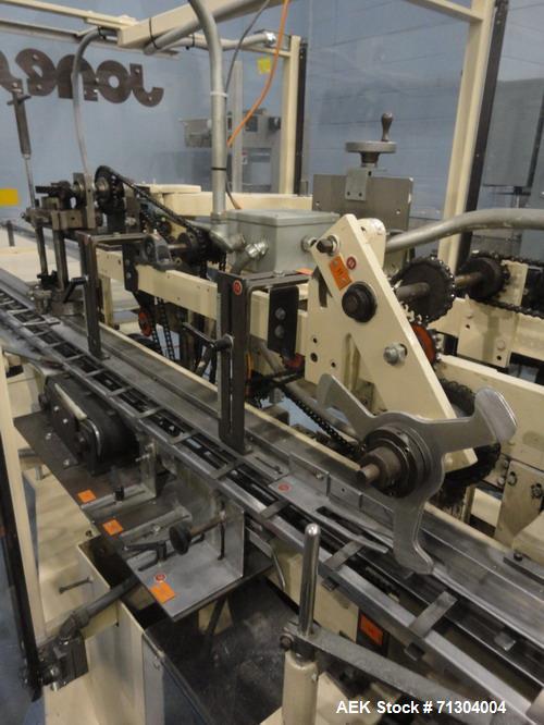 Used Jones Model CMV5 Semi-Automatic Reverse Tuck with Coder