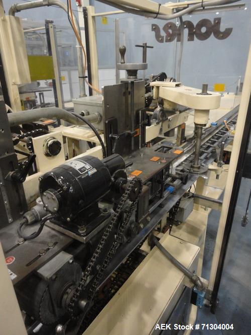 Used Jones Model CMV5 Semi-Automatic Reverse Tuck with Coder
