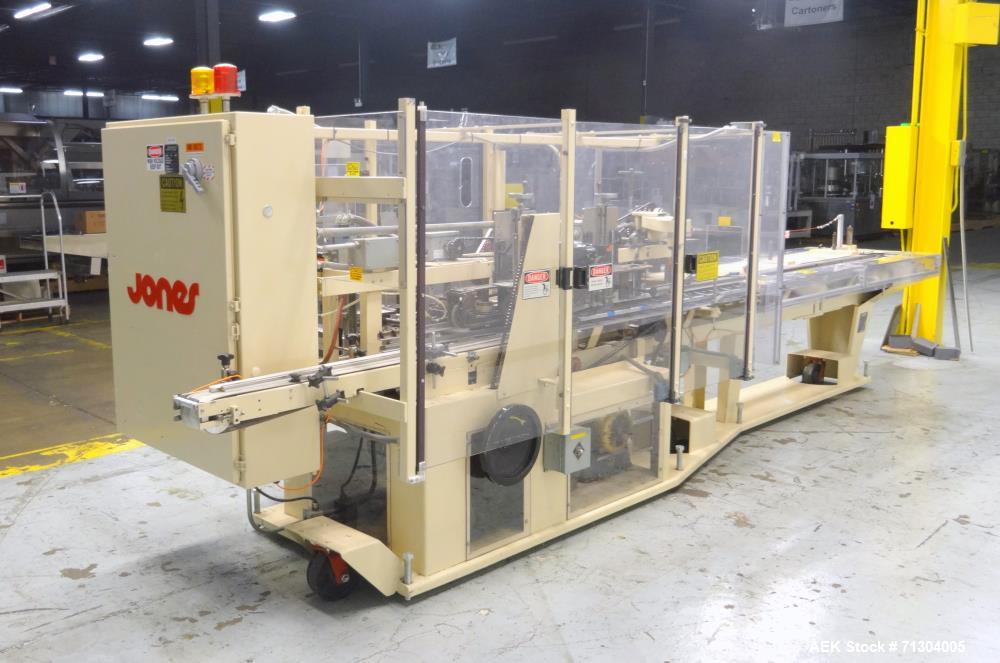 Used Jones Model CMV5 Semi-Automatic Reverse Tuck Cartoner