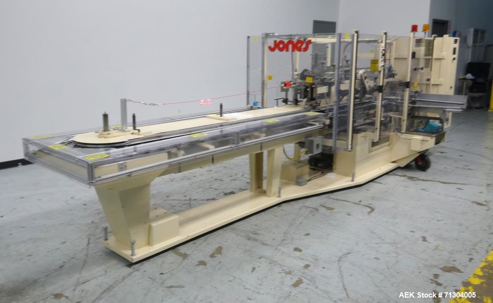 Used Jones Model CMV5 Semi-Automatic Reverse Tuck Cartoner