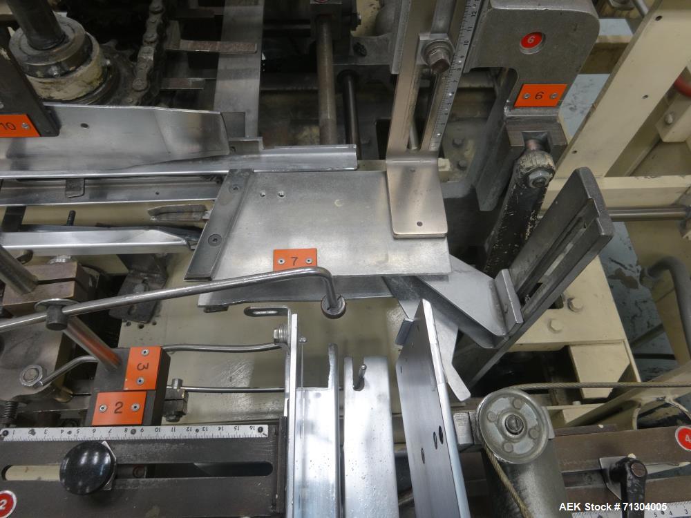 Used Jones Model CMV5 Semi-Automatic Reverse Tuck Cartoner