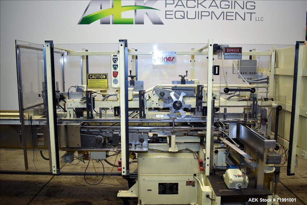 Used Jones CMV5 Semi Automatic Continuous Motion Vertical Tuck Cartoner