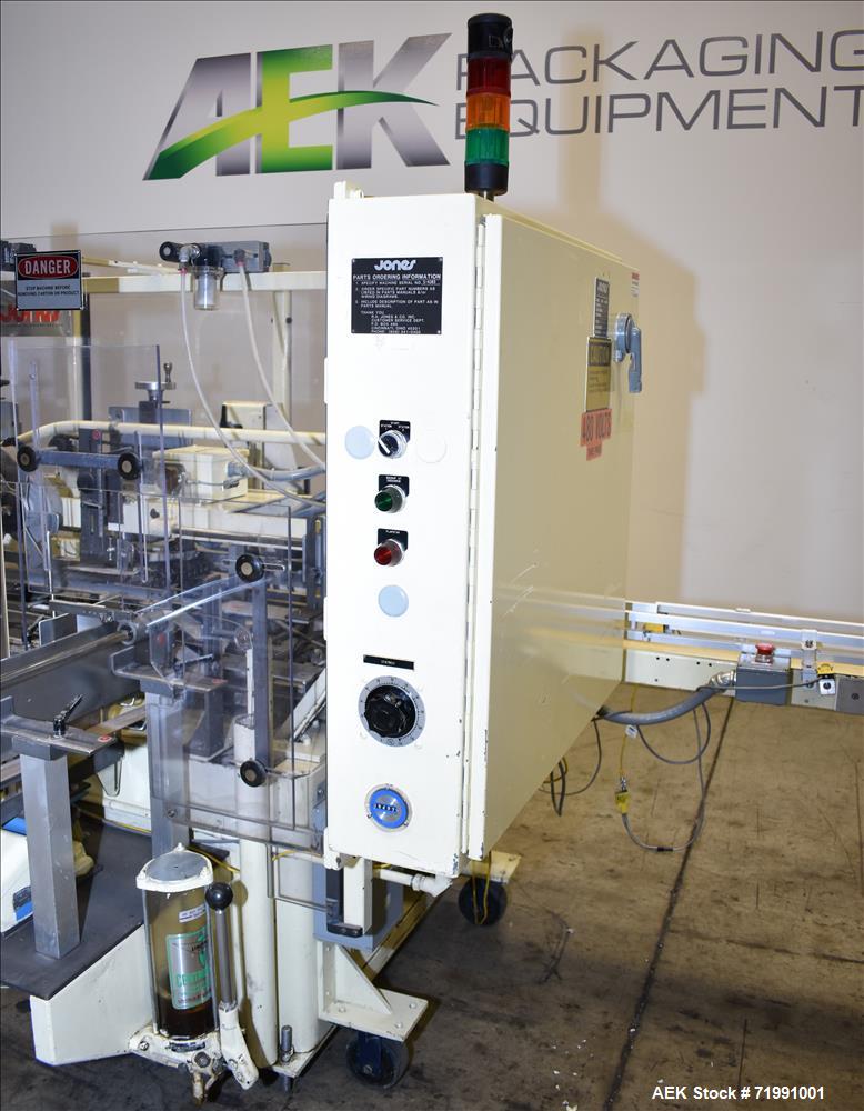 Used Jones CMV5 Semi Automatic Continuous Motion Vertical Tuck Cartoner
