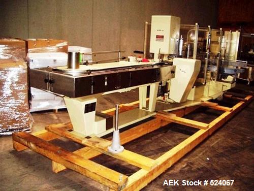 USED: Jones CMV6 semi-automatic, continuous motion, vertical cartonercapable of speeds up to 120 cartons per minute. 6" centers. Currentlyset fo reverse tuck closure. Carton size range: 1-1/4" - 5-1/...