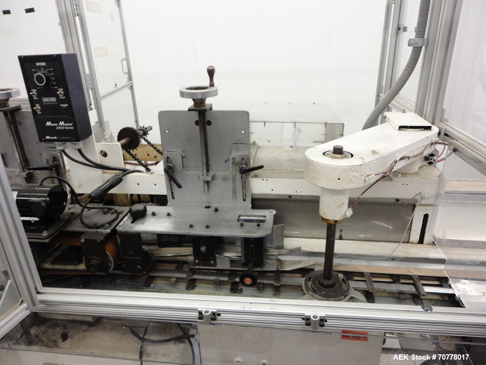 Used Jones Model CMV5 Semi-Automatic Tuck Vertical Cartoner