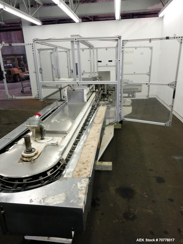 Used Jones Model CMV5 Semi-Automatic Tuck Vertical Cartoner